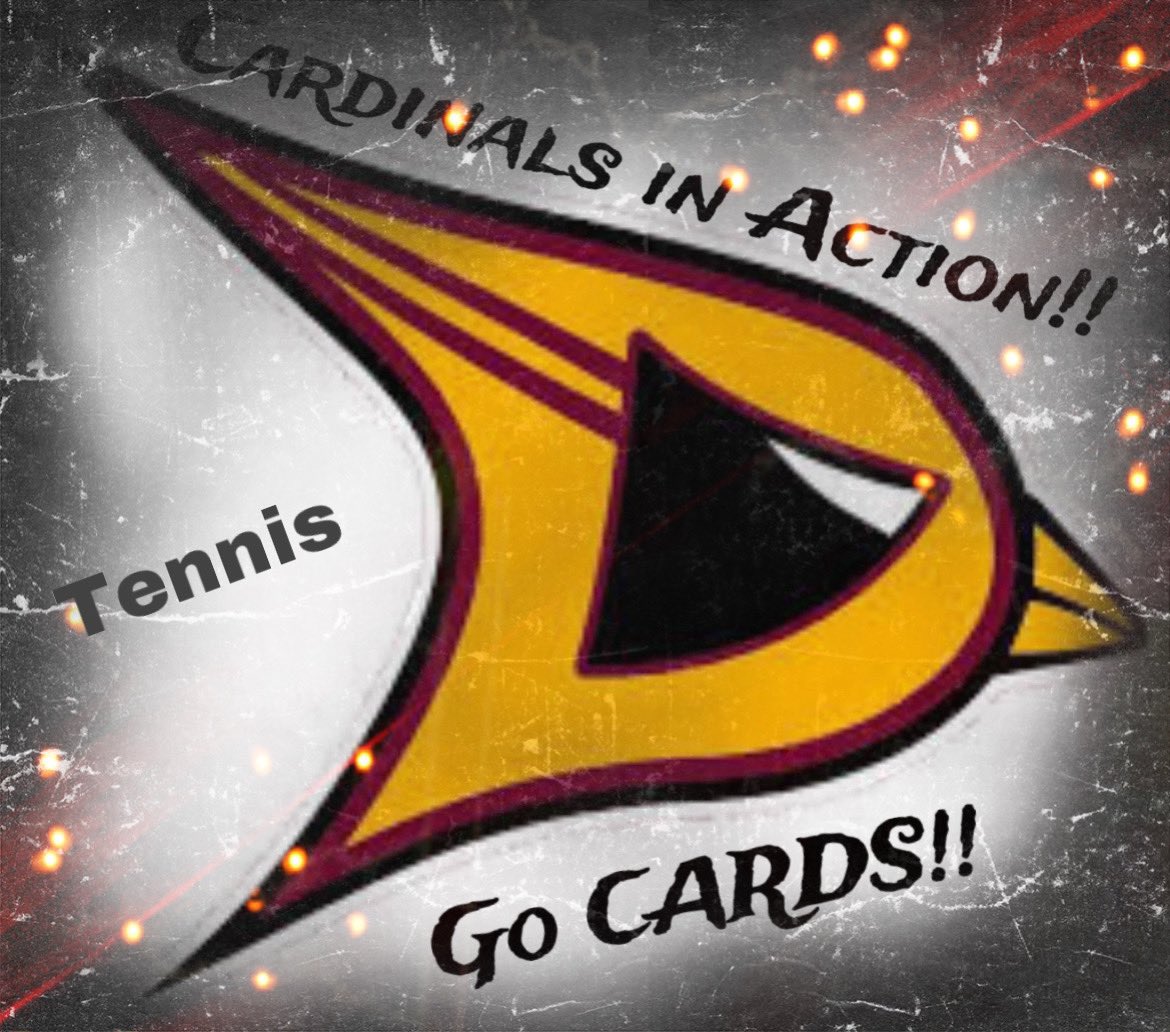 Good luck today to our Varsity Tennis team in Midland for the Saginaw Valley League Finals! Go Lady CARDS!! #DavisonMadeTennis💪