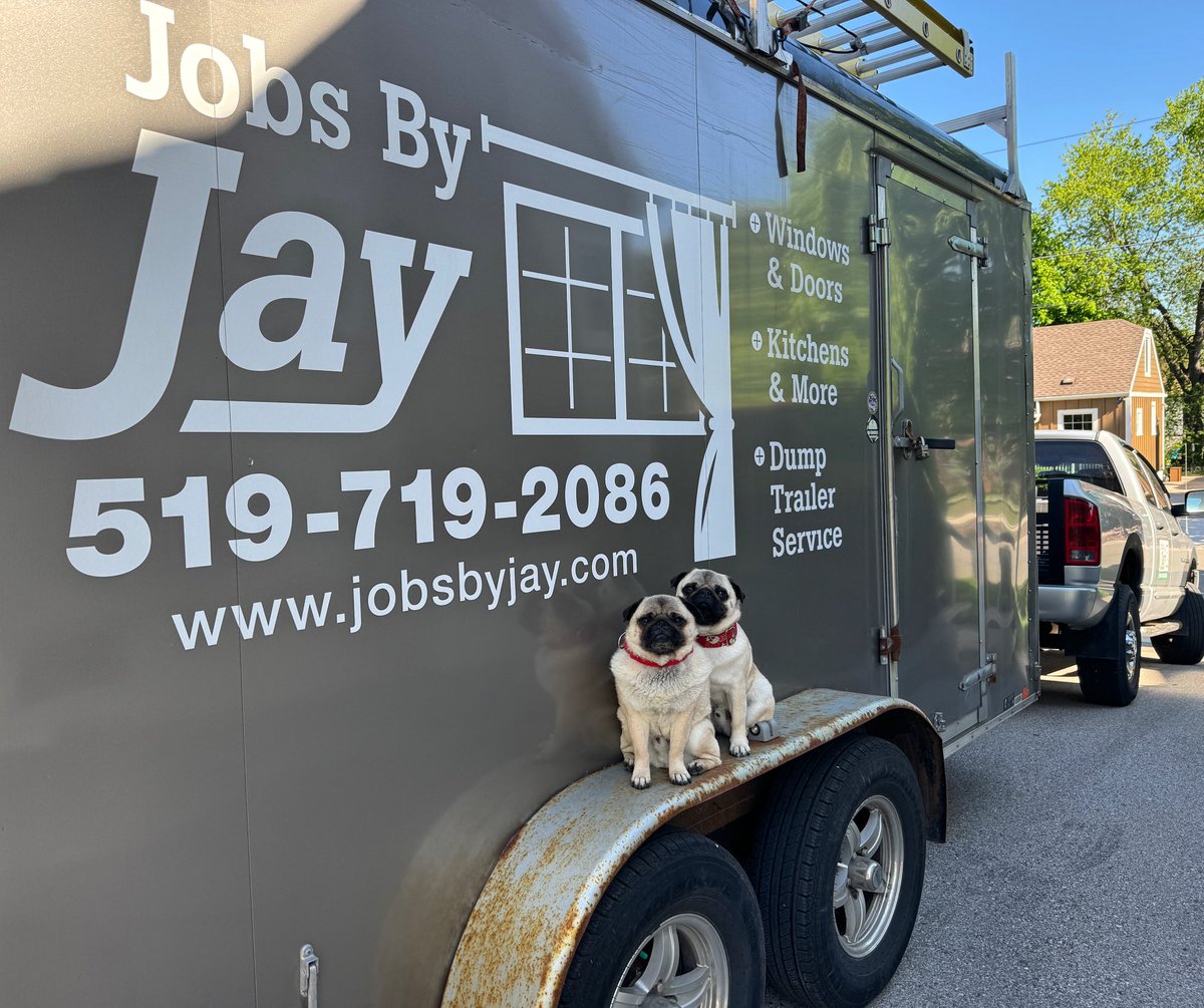 #LdnOnt peeps! … need a #contractor … call our guy! #pug #homerenovation #Construction