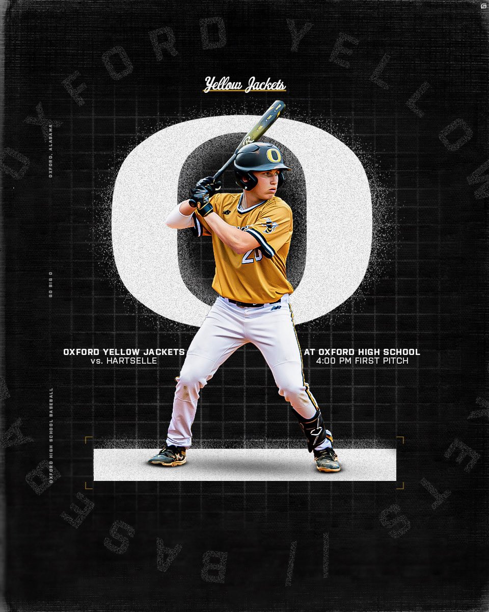 IT’S GAMEDAY!!!! Semifinals, Game 3…and it’s going to be a good one!! Get to the park early, and PACK THE BUD!! #GoBigO #StingEm #Buzz 🔥🔥 🆚 Hartselle Tigers 📍 Oxford High School 🏟️ Bud McCarty Field ⌚️ 4:00