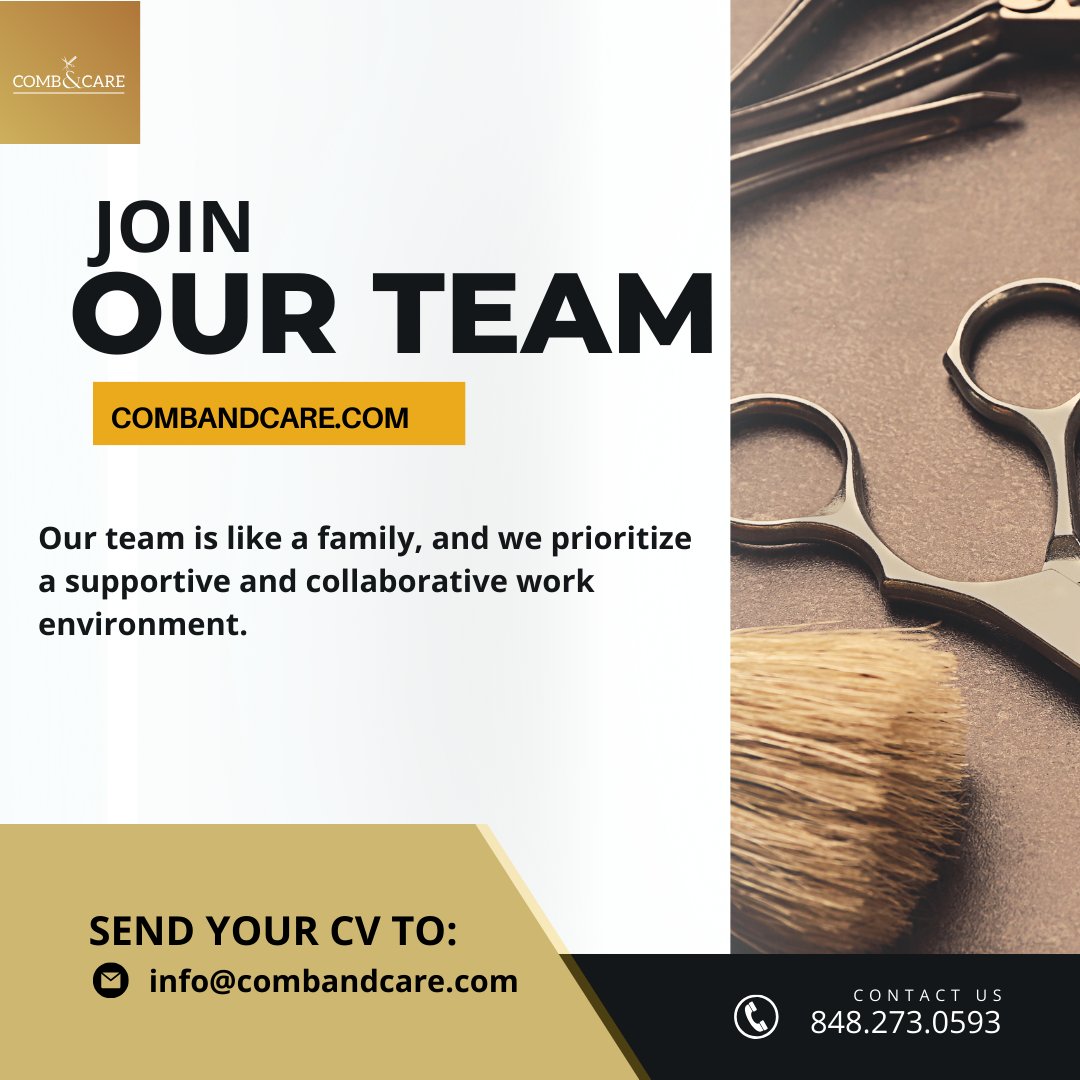 Join our team and become a part of our beautician family! 💇‍♀️💪 #TeamWork #SupportiveEnvironment #PassionateProfessionals