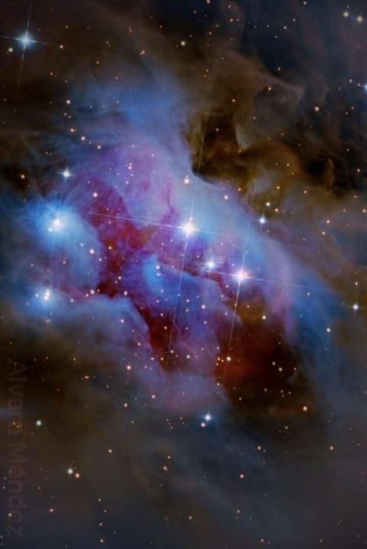 NGC 1977Running man nebula (Álvaro Méndez) - AstroBin astrobin.com/83tqrl/0/