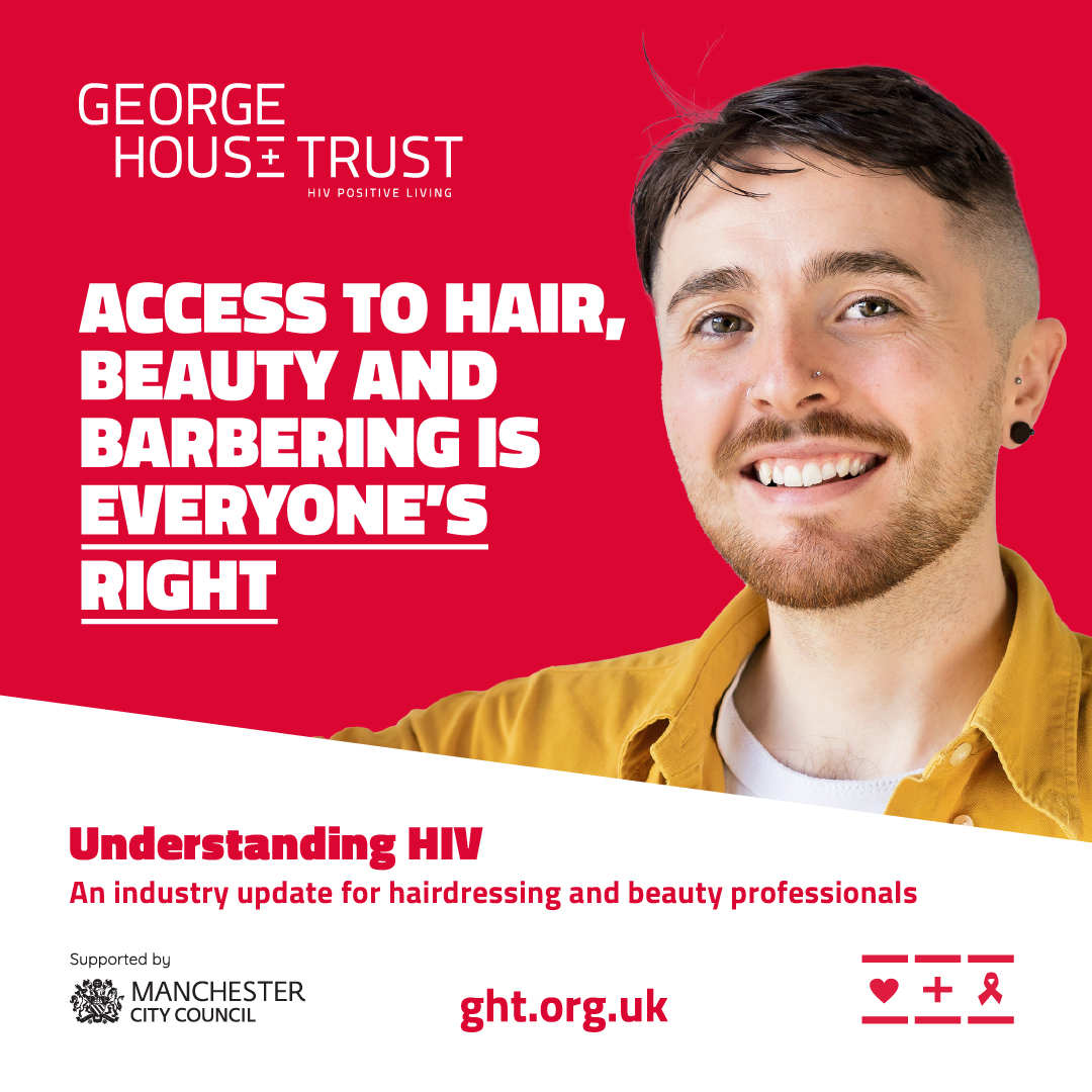 We’re working with @the_beauty_guru to deliver another FREE HIV awareness training session for hair, beauty and barbering professionals: 🗓️ Wednesday May 22nd ⏰ 7pm 💻 Online (Zoom) More info and register here ⬇️ ght.org.uk/HIV-and-beauty