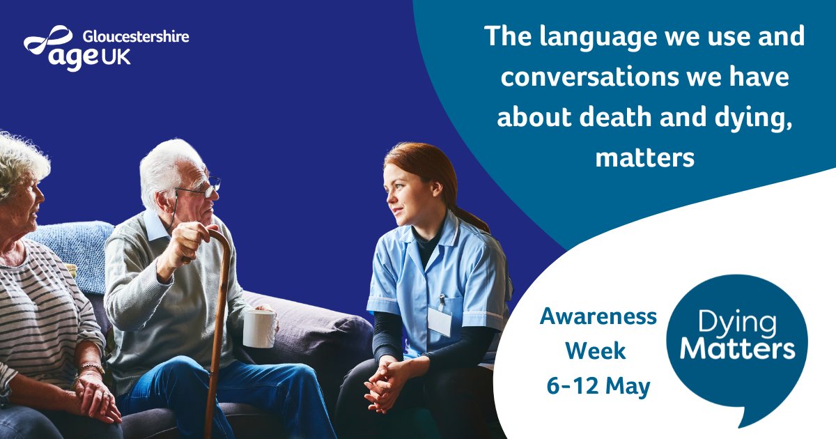 #DyingMattersAwarenessWeek focuses on effective communication by healthcare professionals between us, our carers and loved ones. The right language empowers us to feel more confident talking about this topic which affects us all. ageuk.org.uk/bp-assets/glob…