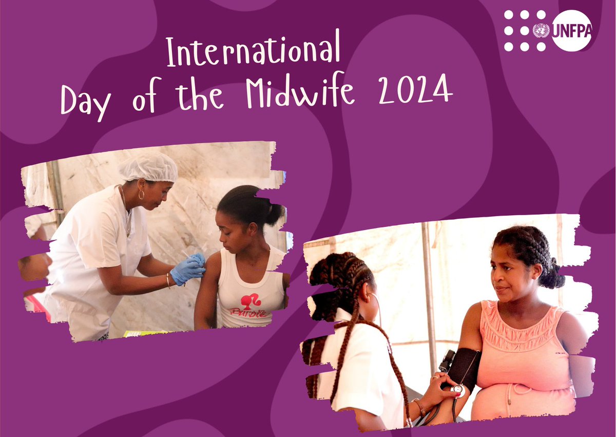 To date, @UNFPA has supported education & training of close to half a million midwives worldwide & invested in over 1,600 midwifery schools ☑️In #Madagascar, @UNFPA have supported the training of close to 1.200 midwives & invested in 7 midwifery schools. #IDM2024
