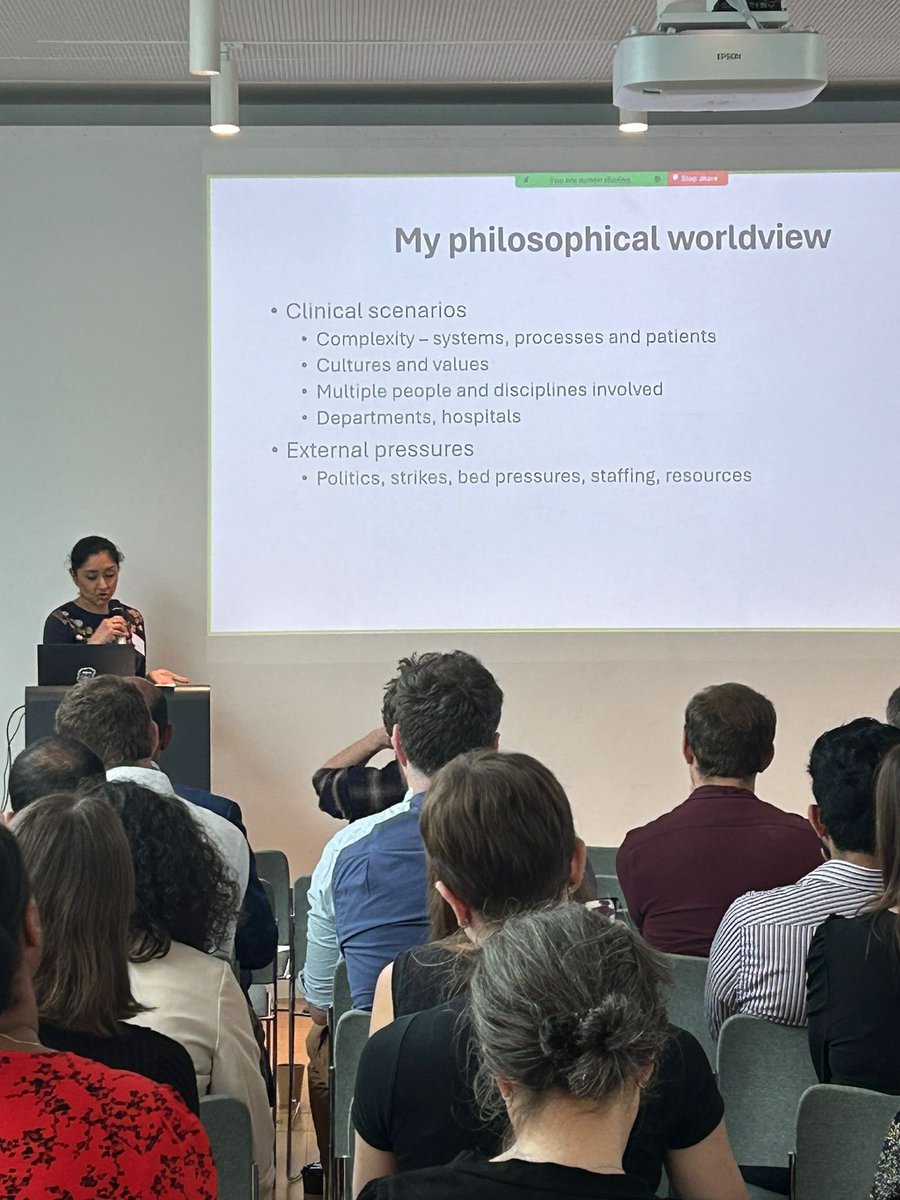 CCPMG (@ccpmg_team) on Twitter photo Thought-provoking talk by <a href="/mkphull/">Mandeep Kaur</a> on equipoise in research 🔬 thinking about our own biases when recruiting patients for clinical trials 💭
<a href="/Equipoise_POM/">Equipoise in Perioperative Research</a> #equipoise Thought-provoking talk by <a href="/mkphull/">Mandeep Kaur</a> on equipoise in research 🔬 thinking about our own biases when recruiting patients for clinical trials 💭
<a href="/Equipoise_POM/">Equipoise in Perioperative Research</a> #equipoise