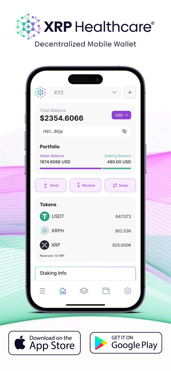 Our latest update brings a sleek portfolio tracking system, bug fixes, and performance optimizations for a seamless experience. 

Download #XRPH Wallet now on the App Store & Google Play: 

🍏apps.apple.com/gb/app/xrph-wa… 

🤖play.google.com/store/apps/det…