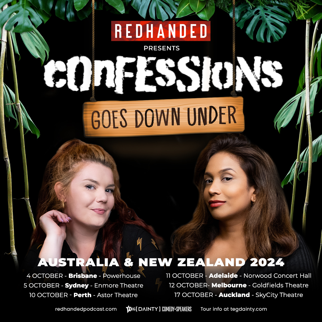📷 JUST ANNOUNCED: Hit true crime podcast ‘RedHanded’ is bringing their captivating live show Down Under! 📷Sign up for the pre-sale via arep.co/m/redhanded