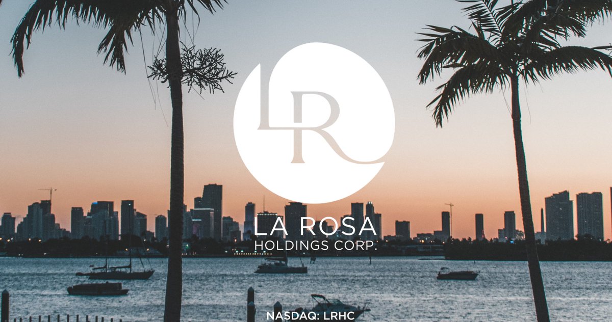 La Rosa Holdings Makes 10th Acquisition; Reaffirms Target of $100 Million 2024 Exit Run Rate ($LRHC) dlvr.it/T6drtT #Business #FinancialMarket #PersonalFinance #RealEstate