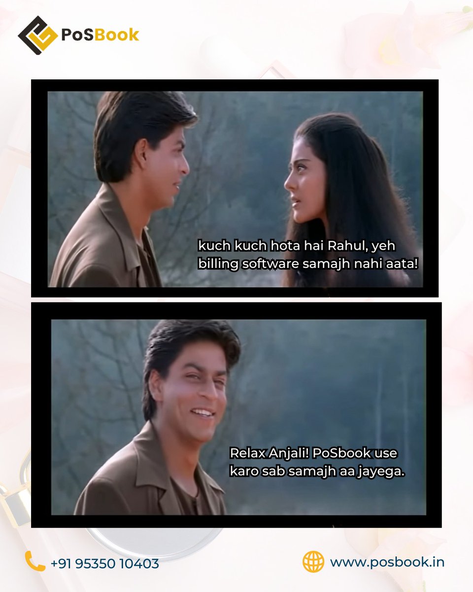 PoSBook ke saath, salon ka billing ho jaayega ekdum smooth!
Toh ab der kis baat ki? Aaj hi try kijiye PoSbook aur dekhiye uska kamaal!

#posbook #SalonSoftware #BillingSoftware #EasyToUse #Efficient #BusinessGrowth #DDLJ #memes