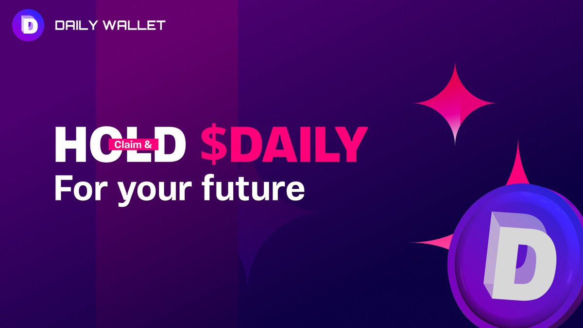 #DailyWallet is dedicated to continuous innovation, ⛽️with plans to roll out a range of exciting and practical features to boost Daily token's utility and value. Are you ready? 🚀 #DailyWallet #Tokenisation #Innovation