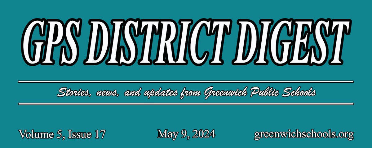 Big day! GPS District Digest at 11 AM and the Distinguished Teachers Awards ceremony at 4:30 PM.