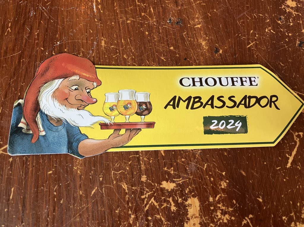 Not yet on general release - 4% session Chouffe… only Chouffe ambassadors have it at the moment- like us!! <a href="/BeersInChester/">Beers In Chester</a> <a href="/CamraChester/">West Cheshire CAMRA</a>