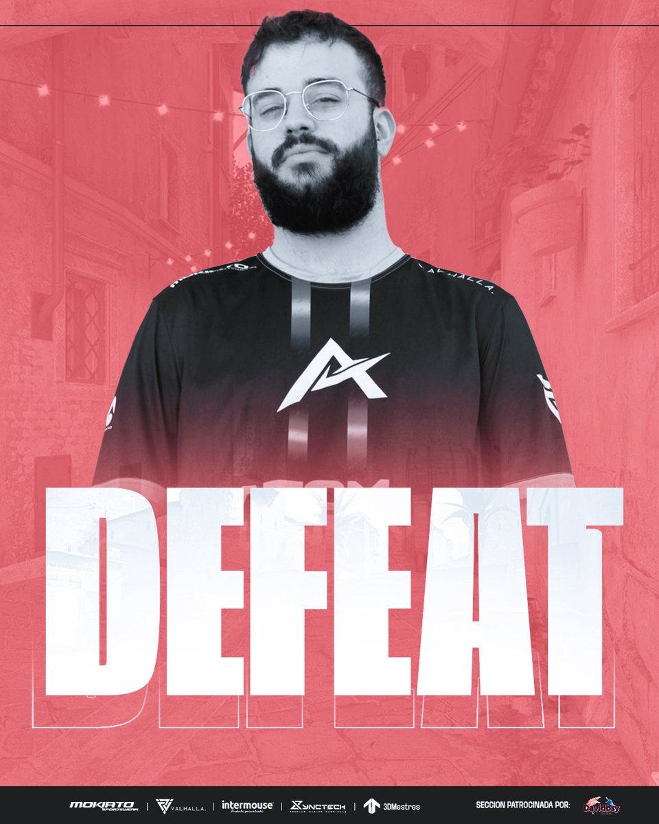 AtomUnity_'s tweet photo. @ESEA @squallrbg98 @JosemaCSGO @abelfalcon_ @xHipeRzZ14 @voova_ @DavidbsyCS @Valhallaeclub @3dmestres @IntermouseProm @YeeTzyMuffinz ยกDERROTA!
๐| #FragFusion
โ| 11-13
No pudo ser, duros rivales. ๐ https://t.co/Mtgv9JfQNk
