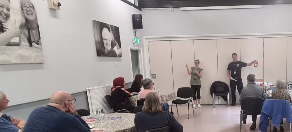 It's Deaf Awareness Week!  It's so important that all members of the community are made aware of fire safety. Yesterday, our coffee morning featured a talk  from Gloucestershire Fire and Rescue Service and was interpreted into British Sign Language.   👨‍🚒👌😀
#DeafAwarenessWeek