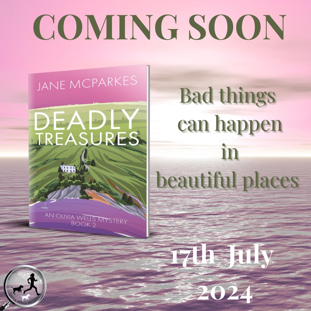 Date for your diary - 17th July - publication date for Deadly Treasures, book 2 in the Olivia Wells Mysteries…

#cosycrime #cozymysteries #womensleuths #greenfiction