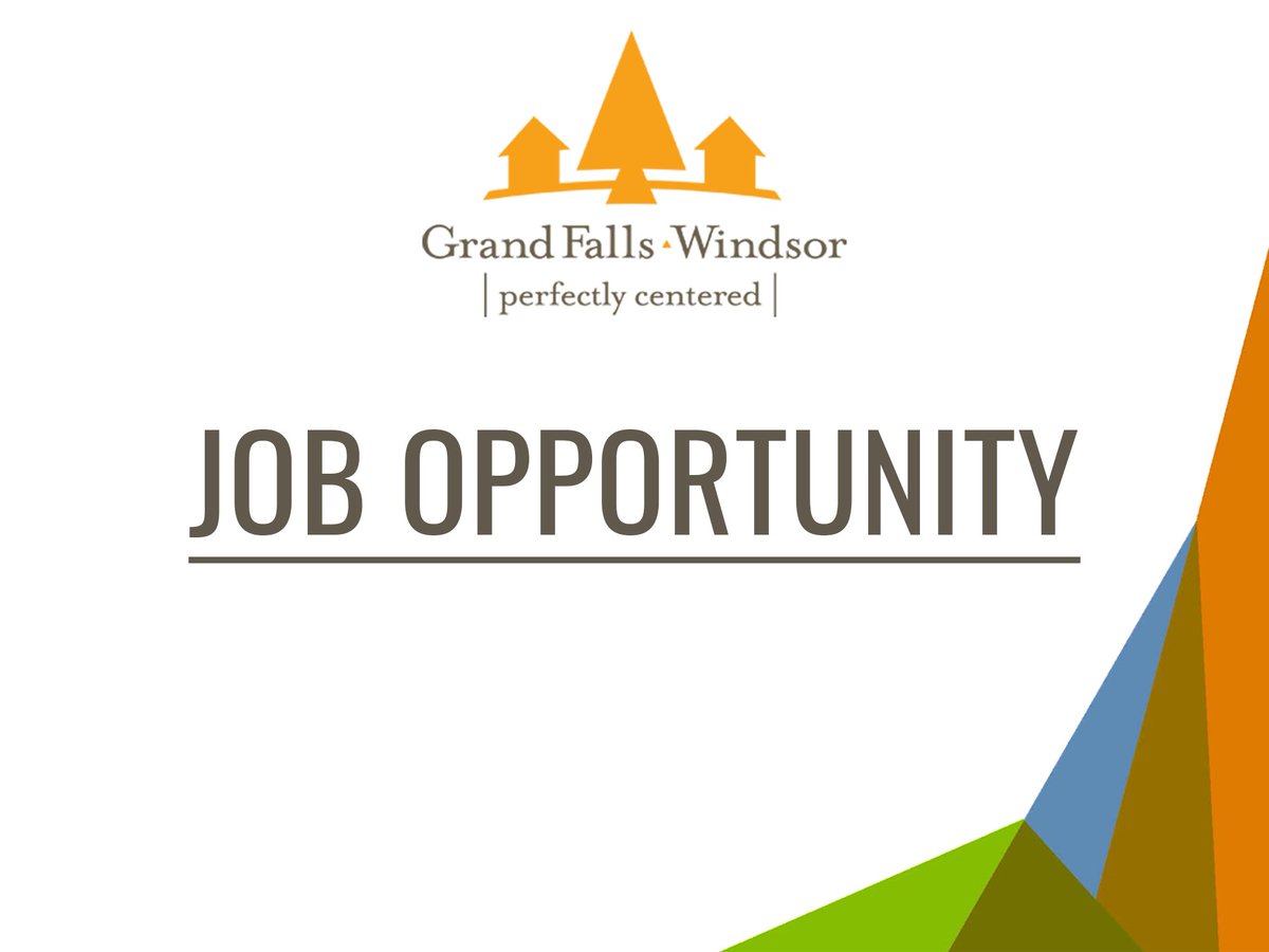 *NEW* JOB OPPORTUNITY: Municipal Enforcement Officer (Permanent Full-Time) Details: grandfallswindsor.com/municipal-enfo….