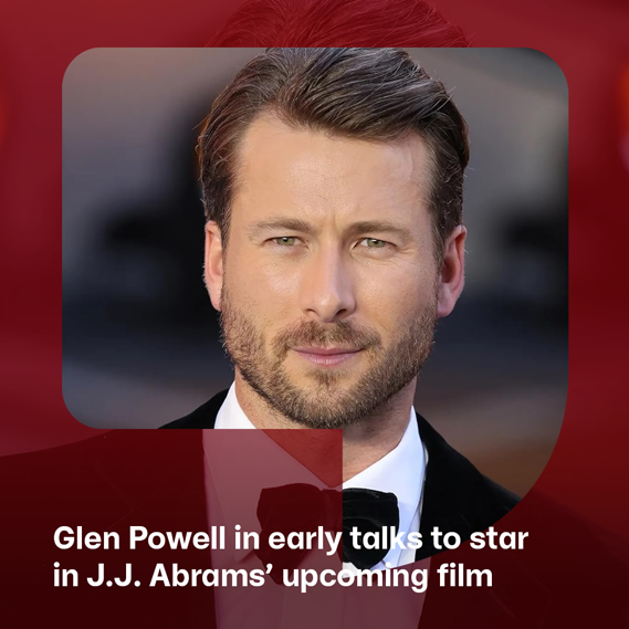 According to reports circulating in #Hollywood, #GlenPowell is in early negotiations to headline J.J. Abrams' next film. #HollywoodNews #DuabiOneTv