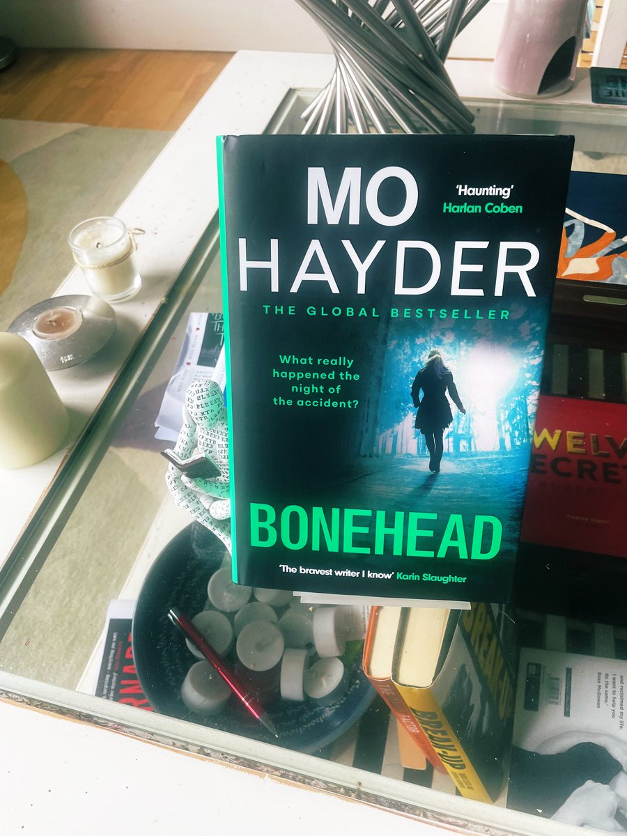 Delighted to receive this cracker from @HodderFiction . #Bonehead by Mo Hayder is out today!
