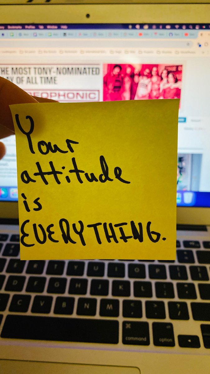 Your attitude is EVERYTHING.