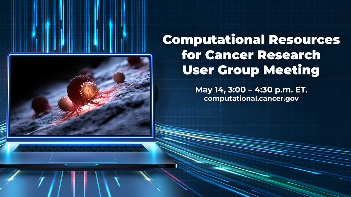 If you’re using the Computational Resources for #CancerResearch portal, then @DOE-@NCI wants your input! Discuss cancer computing needs and provide your feedback during this upcoming meeting. Email computational-cancer@nih.gov to register and get more information.