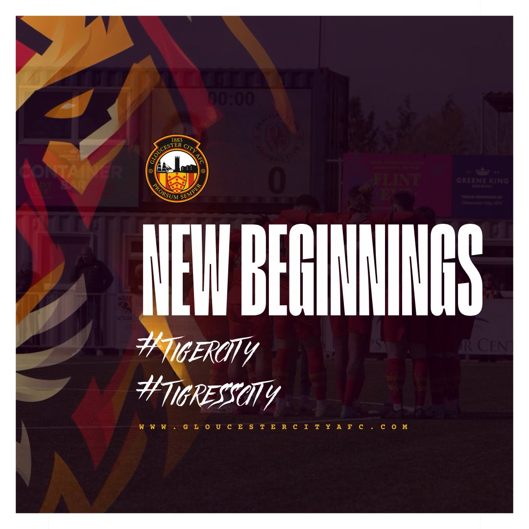 New Beginnings | 🐯 . Check out our 🆕 website with more information on 🎟️, ✍🏼, 👕 and 🗞️ coming 🔜 . 📱 gloucestercityafc.com . #gcafc #tigercity #tigresscity
