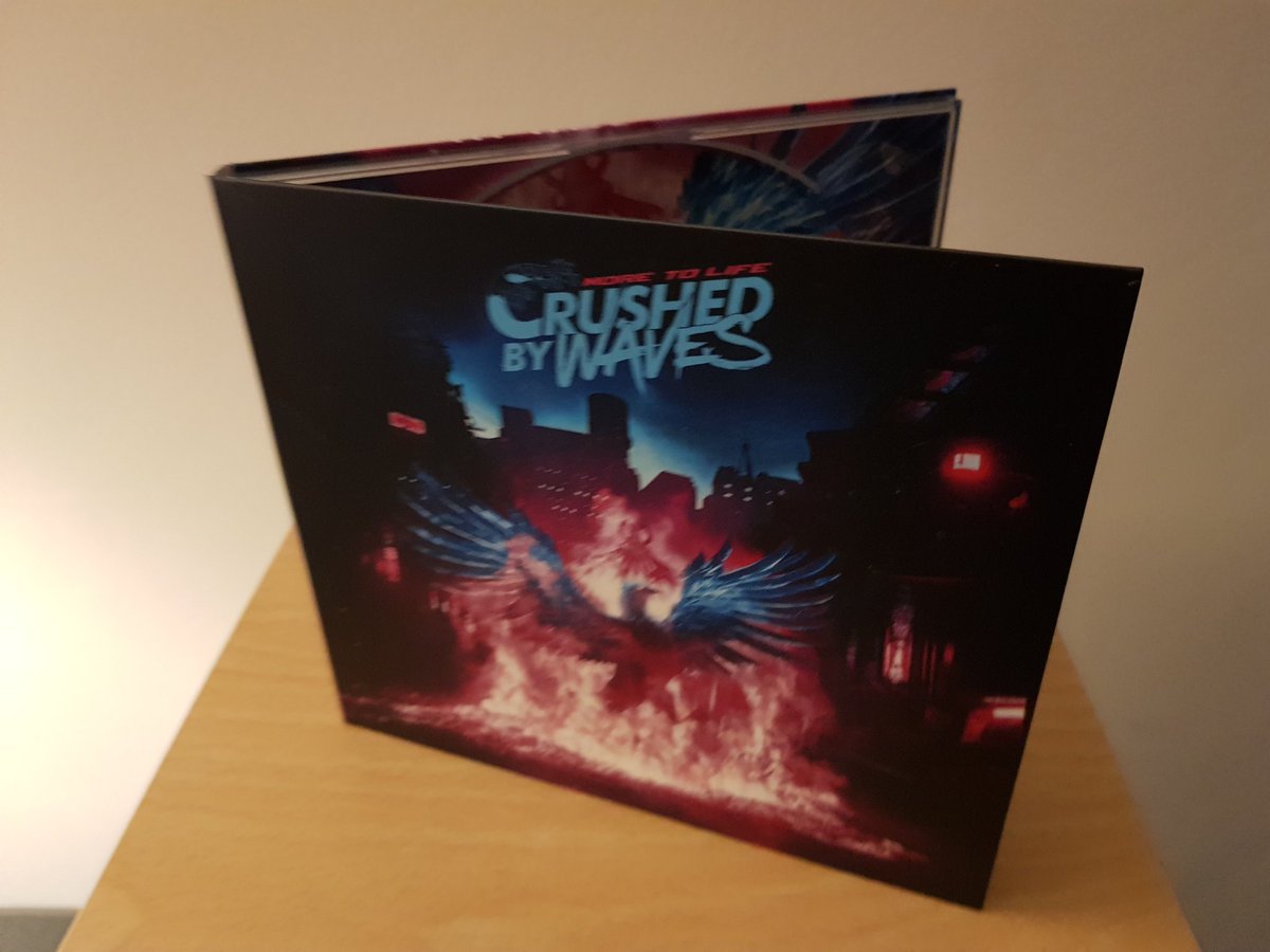 Super happy for @crushedbywaves 'MORE TO LIFE' album CD safely arrived! Such a beautiful cover art inside out! 
Best of luck to all the boys in the band for the album release tour from today! 
#NewMusicAlert #independentmusic #unsignedbands #upandcoming #emergingartist #explosive