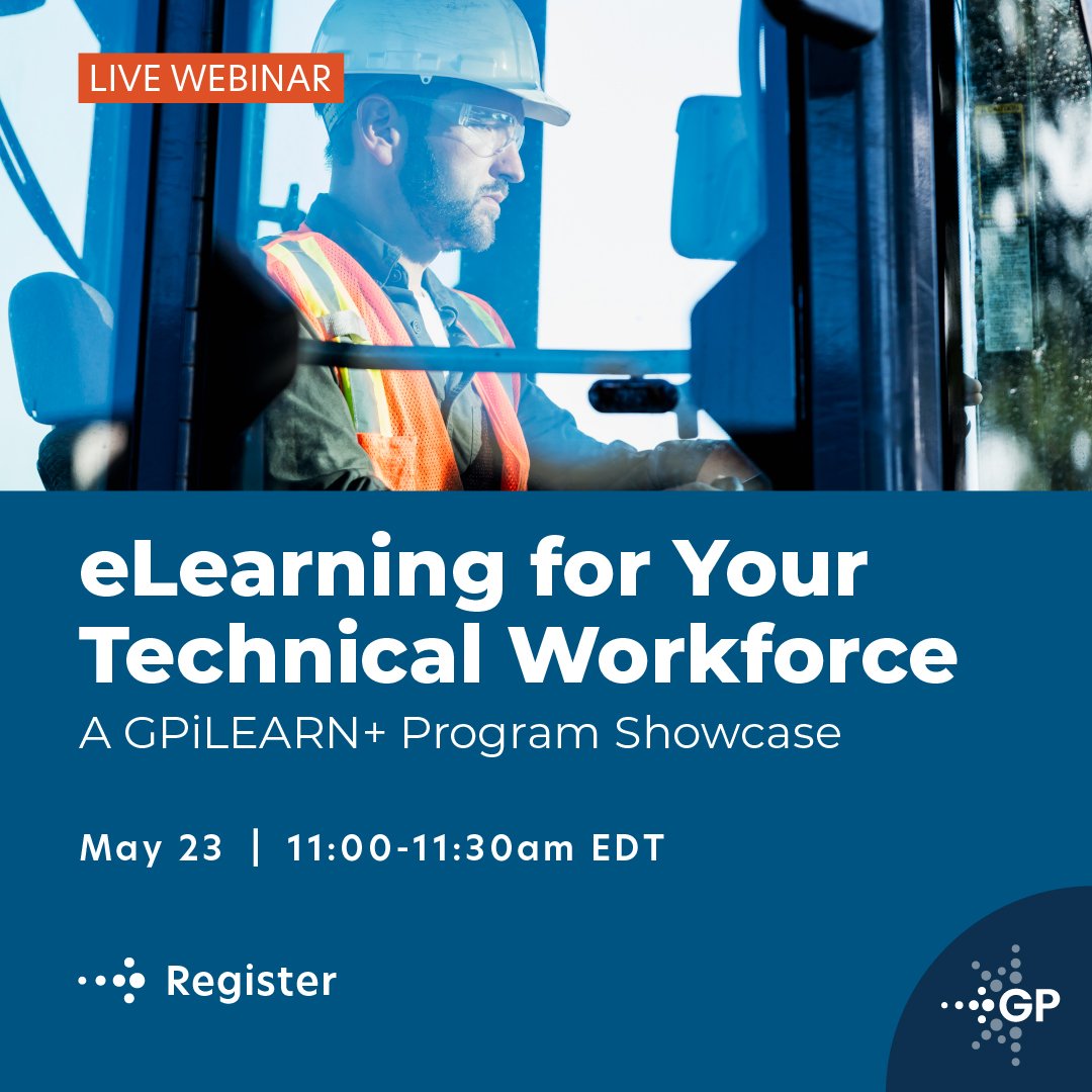 Join our webinar on GPiLEARN+, our online training library, to explore how it can support employees from initial training to career advancement in crucial areas like safety, role-specific skills, and industry knowledge. hubs.li/Q02wFC4d0 #IndustrialTraining #GPiLEARN