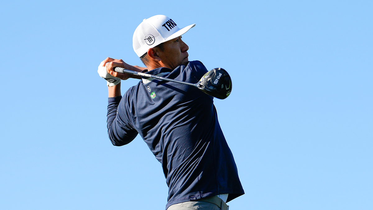 We wish we were sipping a cold glass of apple juice on the beach today ... but we'll settle for watching @jameshahnpga at the Myrtle Beach Classic. Good luck, James!