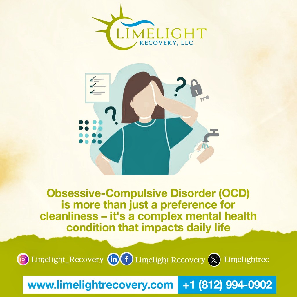 LimelightRec's tweet image. Obsessive-Compulsive Disorder (OCD) is more than just a preference for cleanliness it&apos;s a complex mental health condition that impacts daily life💙. #OCDAwareness #PromoteUnderstanding