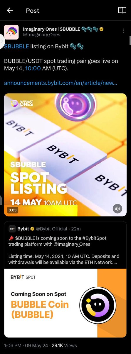 Wen $BUBBLE
#BUBBLE #BybitListing #BybitSpot