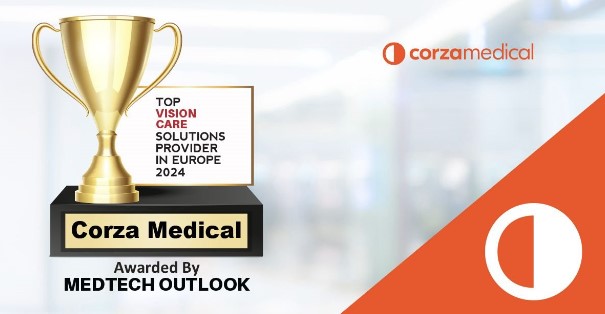 We are pleased to share that Corza Medical has been named the Top Vision Care Solutions Provider in Europe by Medtech Outlook for 2024.​ This Award recognises our commitment to delivering on Corza's brand promise of trusted performance, remarkable service, and outstanding value.