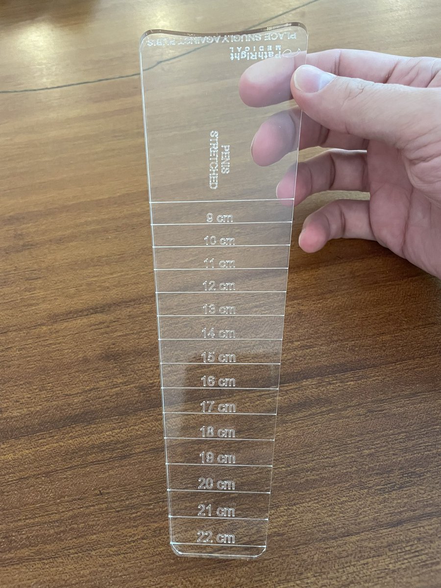 My argentinean residents are complaining that the penile measurement device is too short 📏🍆🤪
