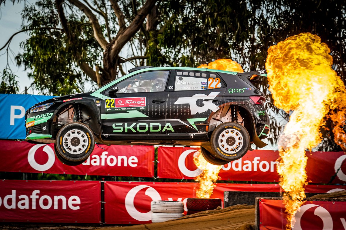 Flames, flights, and rally delights at the shakedown 🔥📸

#WRC | #RallydePortugal 🇵🇹