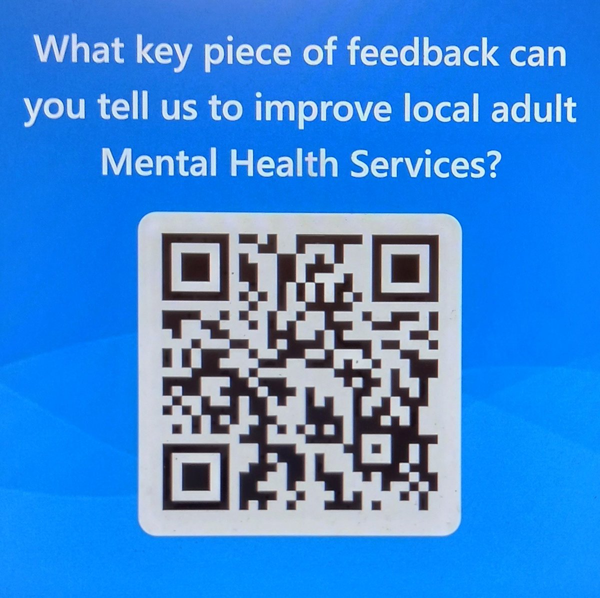 Is there an adult mental health service in Hull and East Riding that has gone above and beyond in the past year? Or does something need improvement? Here at Humber Teaching NHS Foundation Trust we'd love to hear about it. Just scan the QR code! #MentalHealth @HumberNHSFT