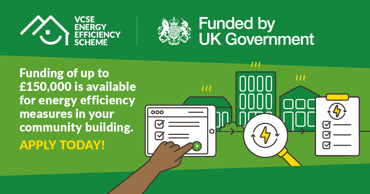 The VCSE Energy Efficiency Scheme is offering FREE IEA’s to eligible frontline community organisations in England to help save money and be more energy efficient. Applications close Thursday 20 June: groundwork.org.uk/vcseenergyeffi… #VCSEEnergyEfficiency