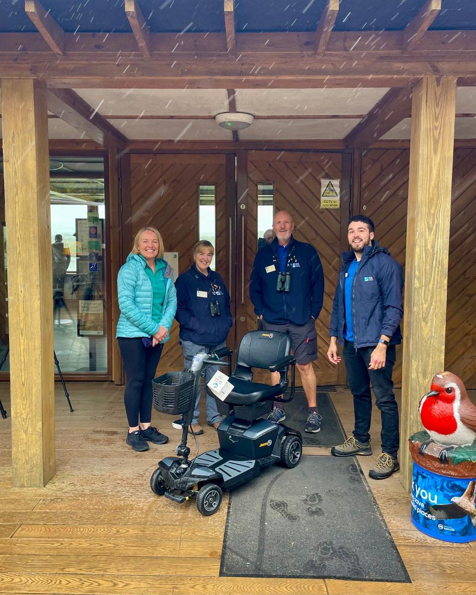 RKS Mobility Services in Little Stanney have been very generous in donating a new scooter to the reserve. Visitors have already been out and about on it, and are delighted with how comfortable it is! If you would like to book it, please give us a call to reserve.