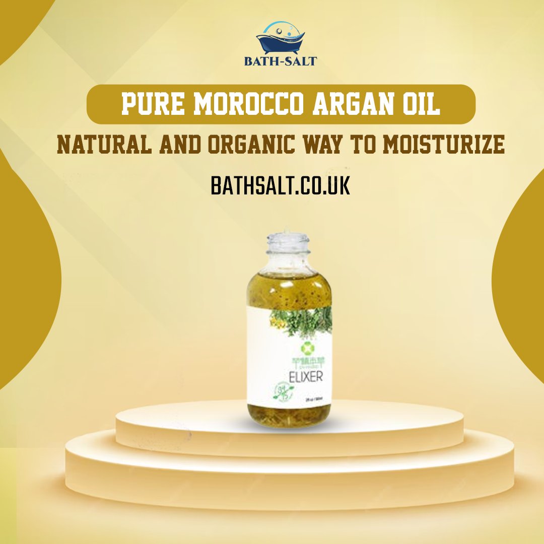 Discover the Pure Beauty of Morocco with Argan Oil! Embrace a natural and organic way to moisturize your skin and hair. Visit bathsalt.co.uk to experience the luxury of Pure Morocco Argan Oil.

#PureMorocco #ArganOil #NaturalBeauty #OrganicProducts #Skincare #Haircare