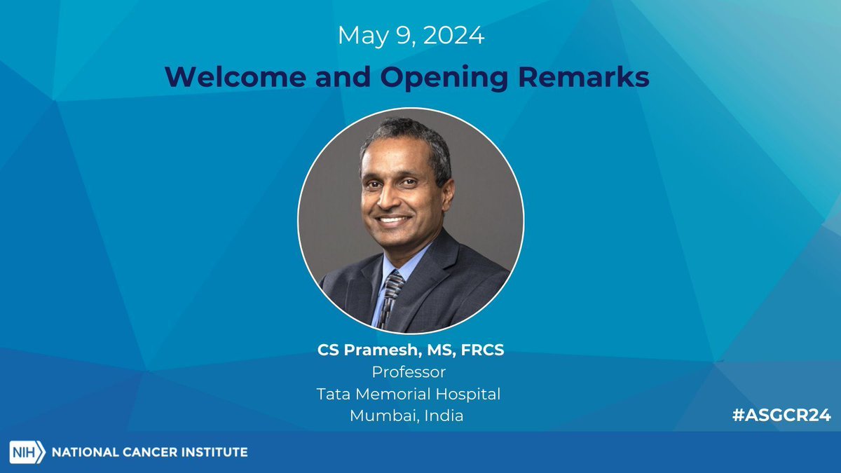 At 9am ET @cspramesh will welcome everyone to the final day of #ASGCR24! Today's program includes our final scientific session and the Pearline Award presentation, with keynote address by @BendaKithaka.