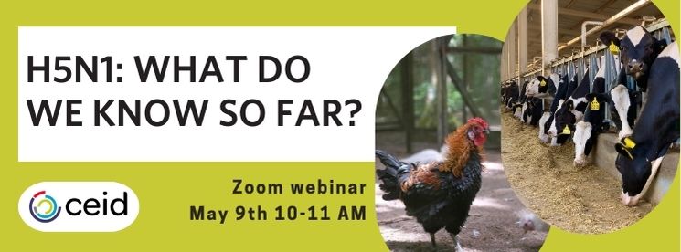 Hear more about #H5N1 prevention from @BhadeliaMD & other Boston-based experts, Dr. John Connor @neidl, @JessicaLeibler, @KayokoShioda, & @alexvespi at our webinar, 'H5N1: What do we know so far?' today at 10am EST.
bu.edu/ceid/2024/04/2…