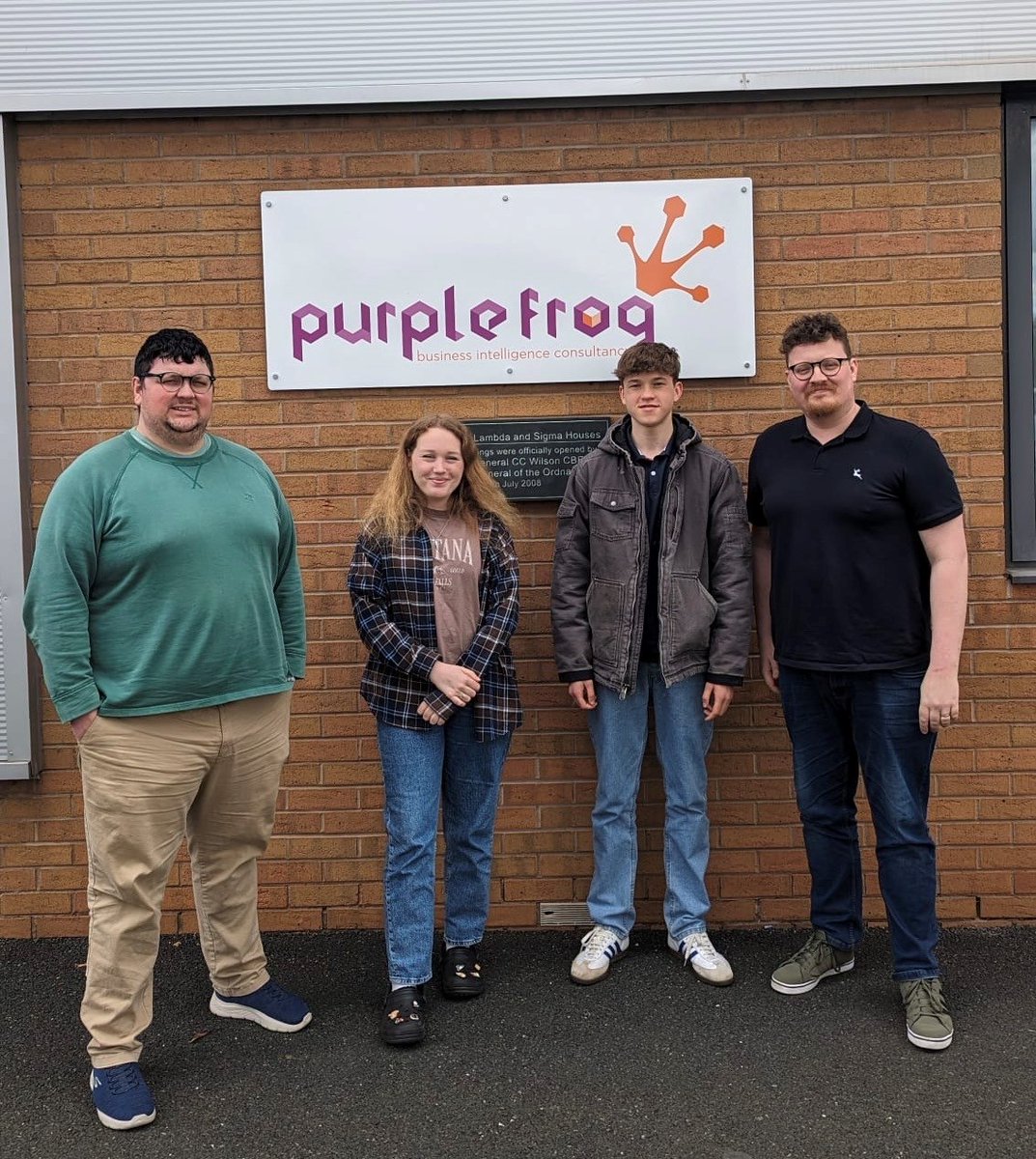 A big shoutout to Ben for spending time with us at Purple Frog for work experience!🎉 His eagerness to absorb knowledge about our tools like #PowerBI, #Python, and #MicrosoftFabric is commendable. Thank you for being teachers for the day @lj_adamson, @lewis_prince, and Matt!🙌