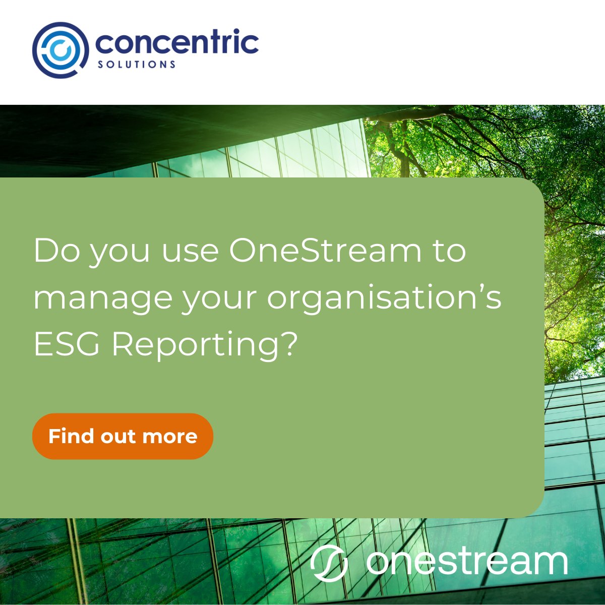 Is your organisation driving benefit from @OneStreamSoft for consolidation, planning and reporting? Explore extending use of the platform to include support for #ESGreporting processes… Call us to discuss your technology roadmap >> concentricsolutions.com/solutions/esg-…