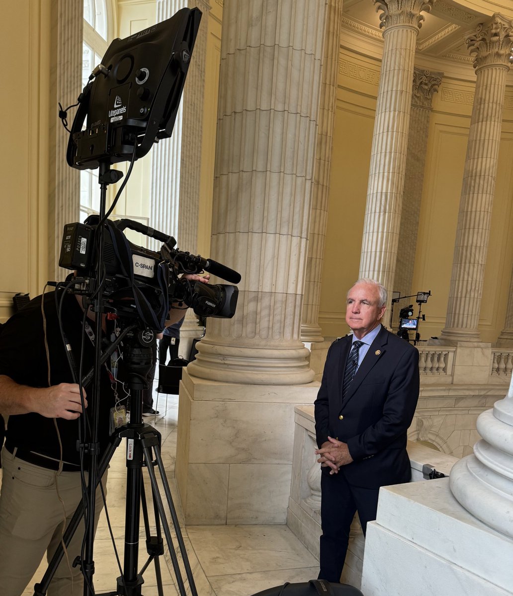 🚨NOW: I’ll be on @cspanwj discussing the latest from Capitol Hill. Tune in!