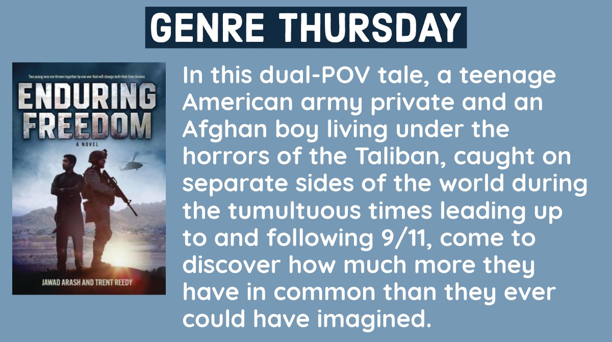 Adventure: Enduring Freedom by Jawad Arash & Trent Reedy is “a touching tale of understanding and friendship. The message of education as a vehicle for progress and dismantling hatred is one that will strike a chord with readers.” Check it out. #WeAreMehlville @Mehlville_HS