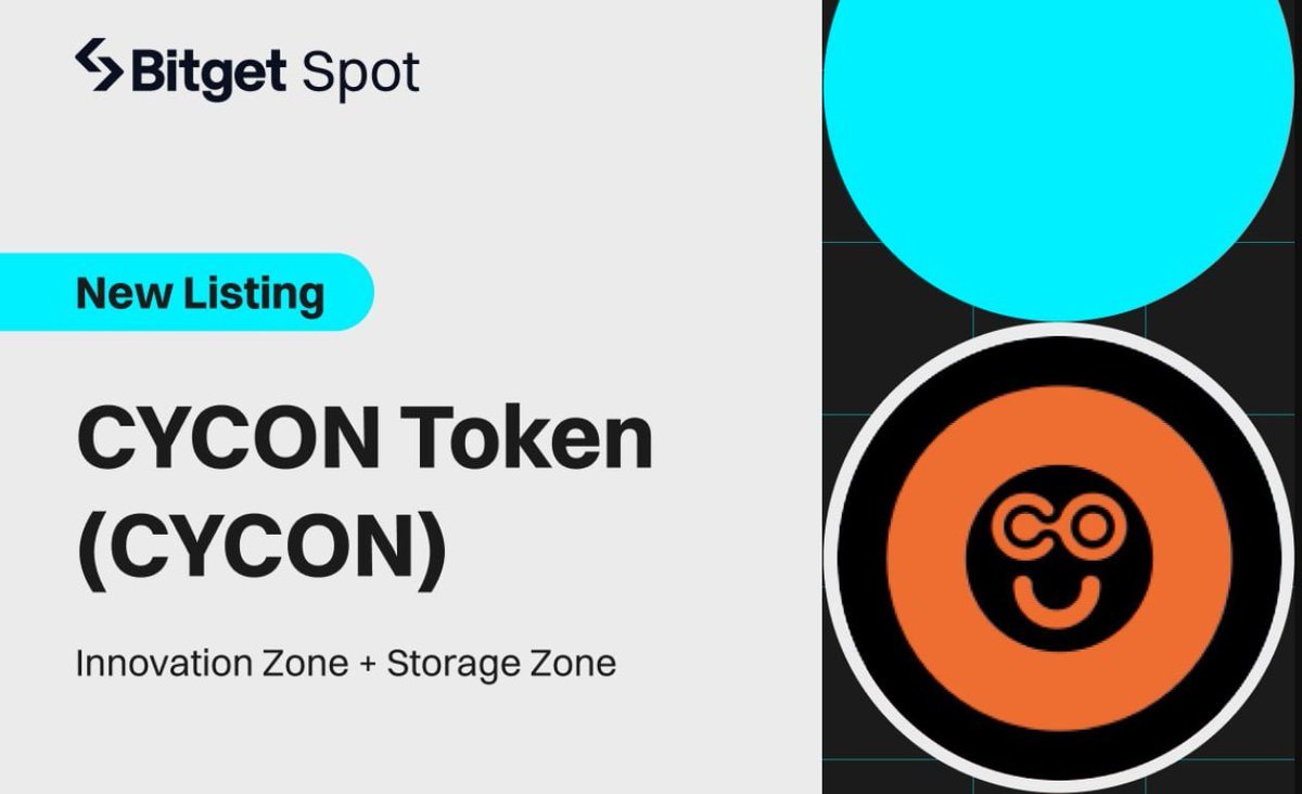 New #airdrop: Cycon (Listed) Reward: 600 Cycon (~$3) Market: Bitget, Coinmarketcap Distribution date: June 10th 🔗Airdrop Link: t.me/CyconBitgetAir… The top 50 referrals will each get more Cycon tokens Market: coinmarketcap.com/currencies/con…