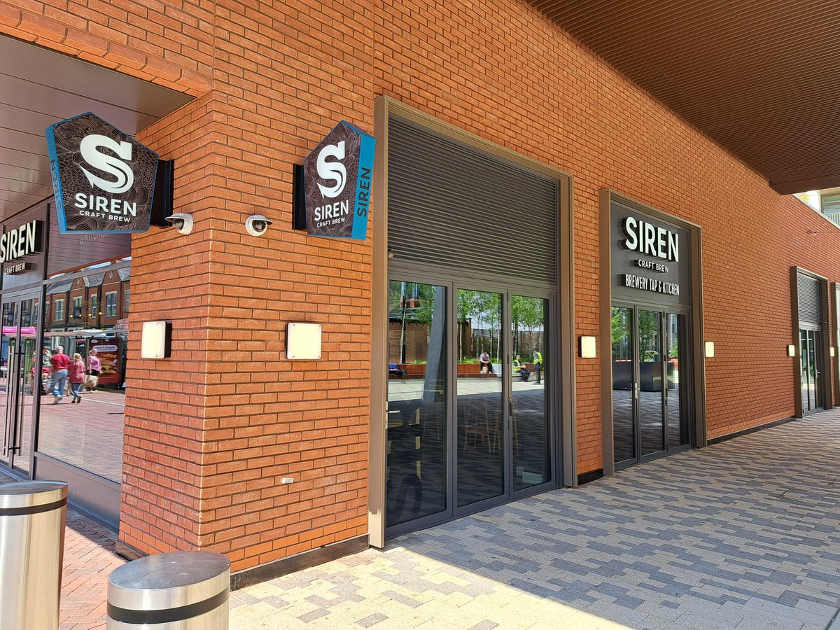 Opening next Monday @SirenCraftBrew in Reading's new #StationHill development. Exciting times! #VisitReading