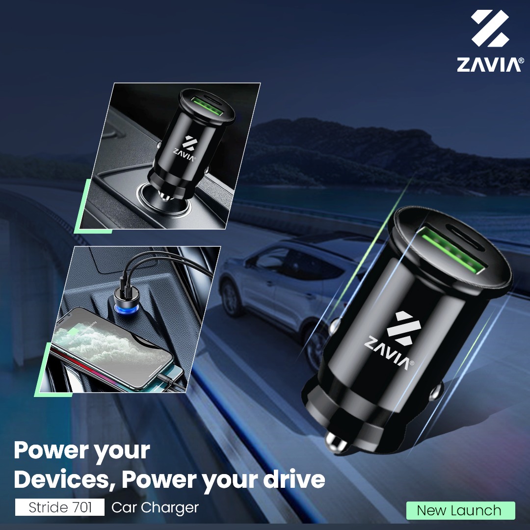 Power your devices, power your drive with unstoppable charging prowess with Zavia Stride 701. . . . #zavia #GamingCommunity #TwsGaming #VirtualReality #uninterruptedgaming #uninterruptedcalls #crystalclearsound #wirelesneckbands #bluetoothtws #seamlesslistening #techgadgets