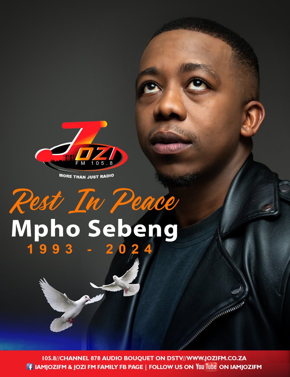 Today the entertainment industry, friends, family and fans at large will gather at the Joburg Theater for the Memorial service of Mpho Sebeng who was involved in a car accident on Sunday morning. These news came as a shock to many. May his soul find resting🕊 ~KJ