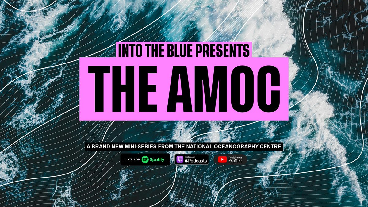💭 Heard of the '#AMOC' but not sure what it is?

Our new podcast mini-series, 'Into the Blue Presents: The AMOC' premieres next week. We'll cover everything there is to know about the climate tipping point with experts from oceanography. 🎙️

Keep an eye on socials next week!
