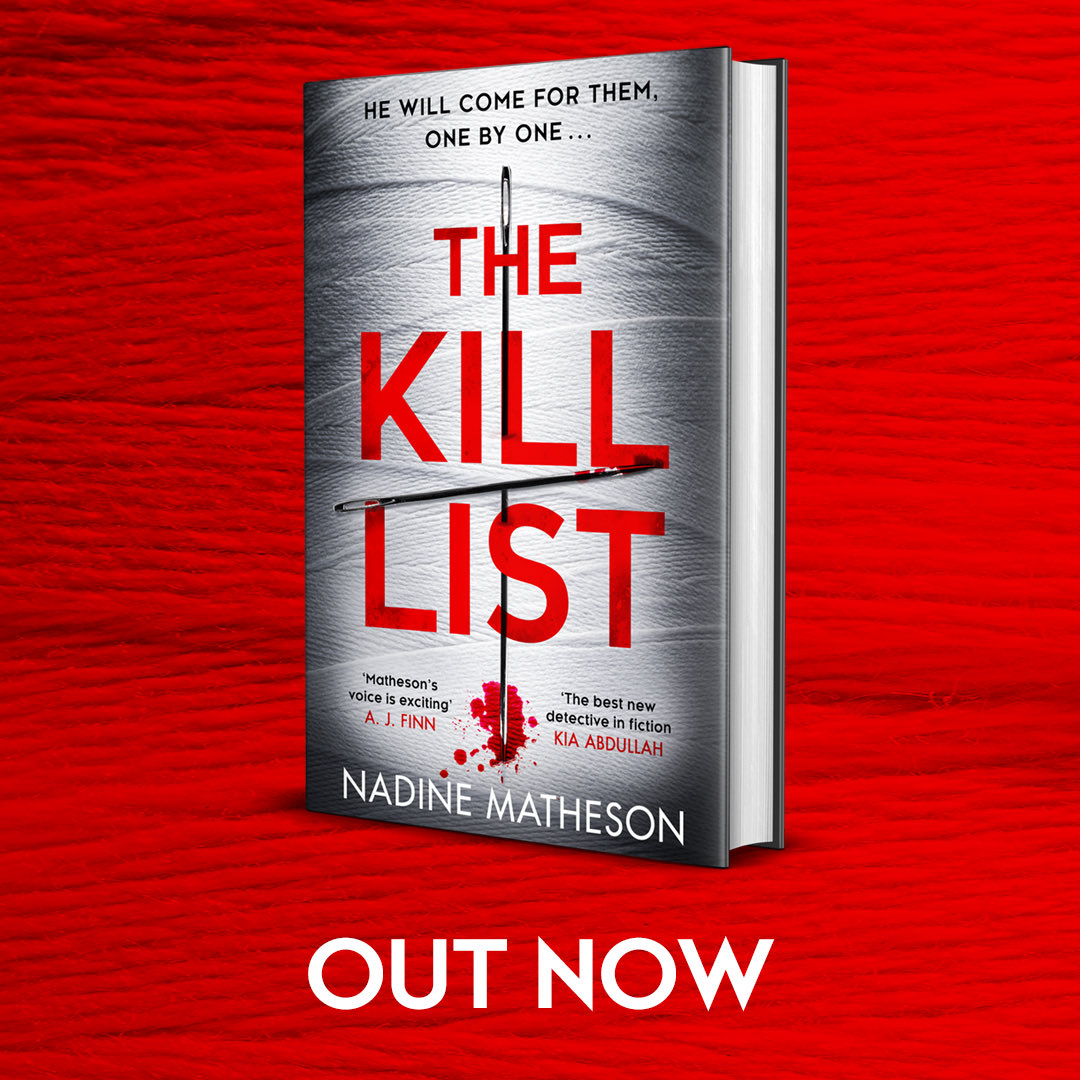 #TheKillList by @nadinematheson is out today! Dark, macabre and deliciously atmospheric, it has all the things I love about this series: a serial killer on the loose, an underdog team on his tail, a noirish London setting and of course the brilliant DI Henley. Add it to your TBR!