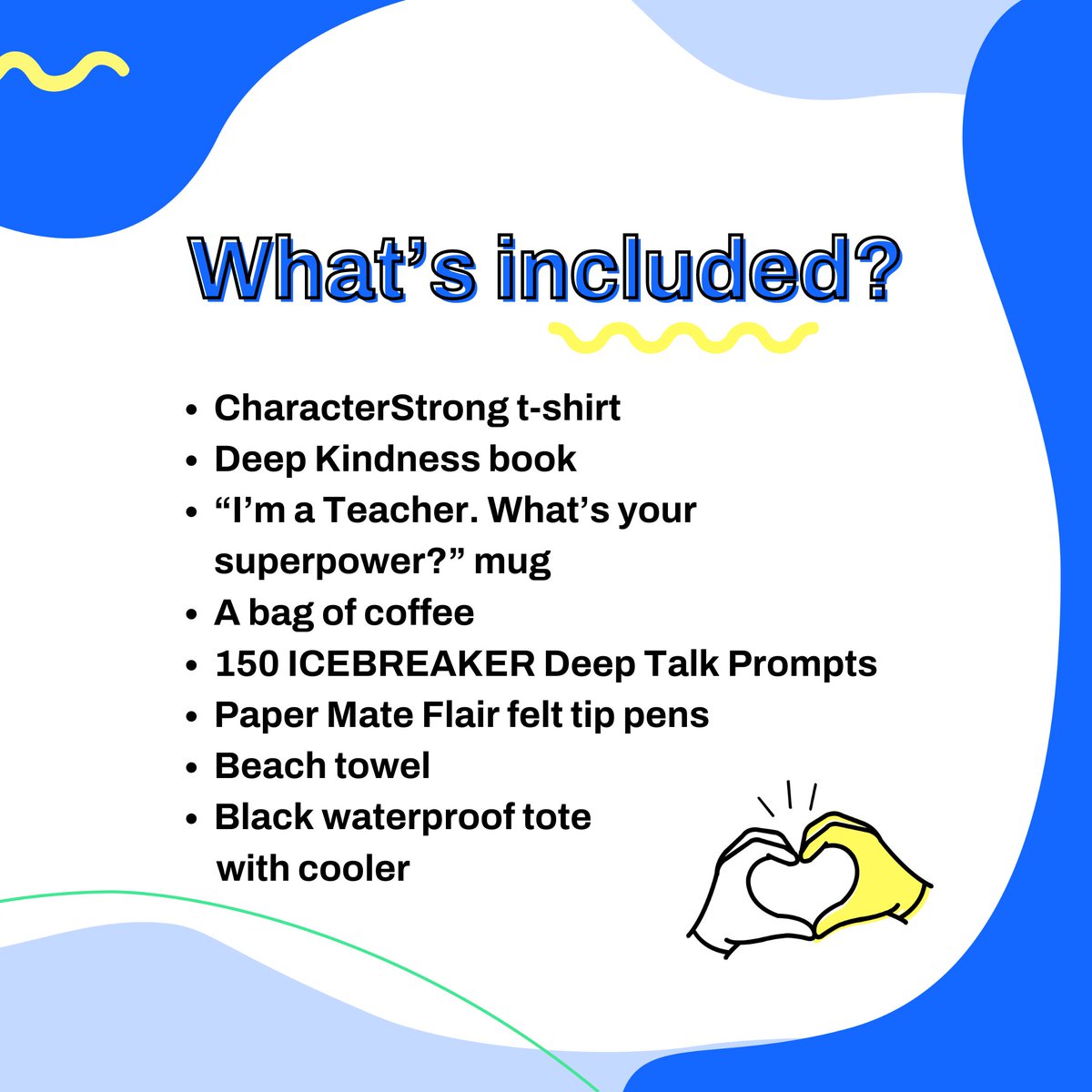 GIVEAWAY!🎉In celebration of #TeacherAppreciationWeek we are giving away a CharacterStrong basket of goodies! 1. Follow @CharacterStrong 2. Like this tweet 3. Tag teacher friends in the thread below! Each person tagged counts as an extra entry!